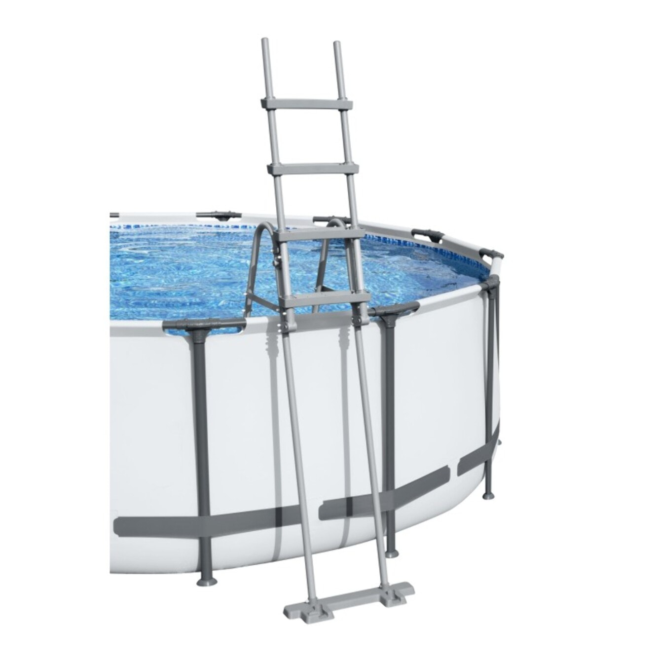 Bestway Échelle sécurisée pour piscine hors-sol jusqu'à hauteur 122 cm - 2 x 4 marches