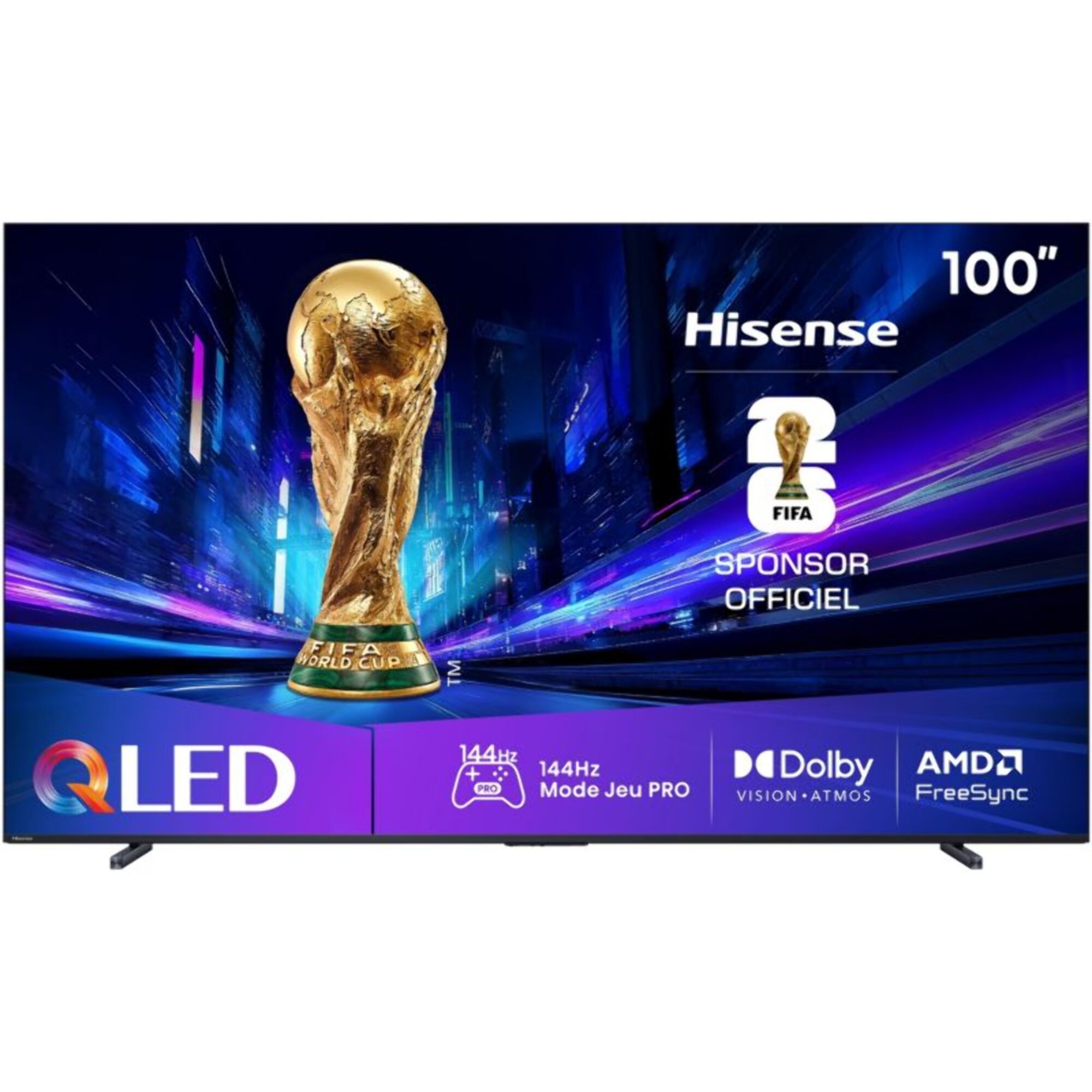 TV QLED HISENSE 100E7Q PRO 2025 (253cm)