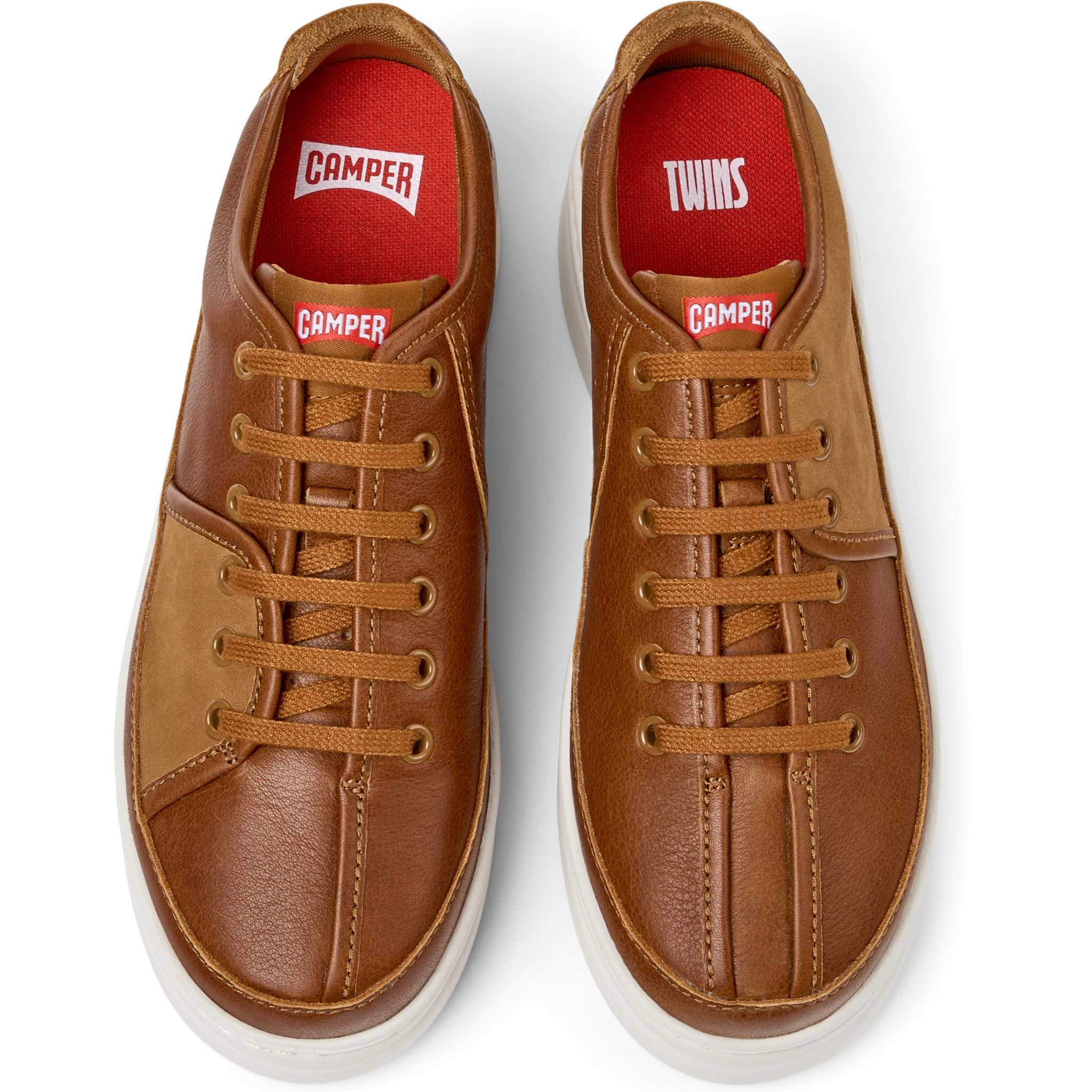 Zapatillas - CAMPER G3D Runner Up Twins - Marron - Cuero liso