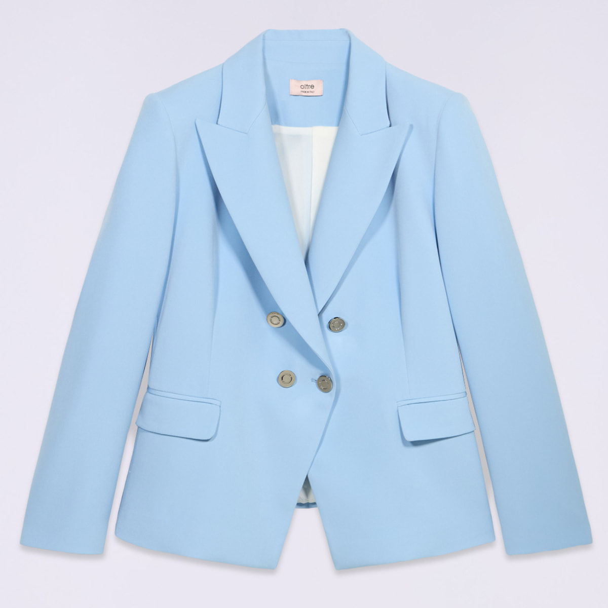 Oltre - Blazer cruzado - Light - blue