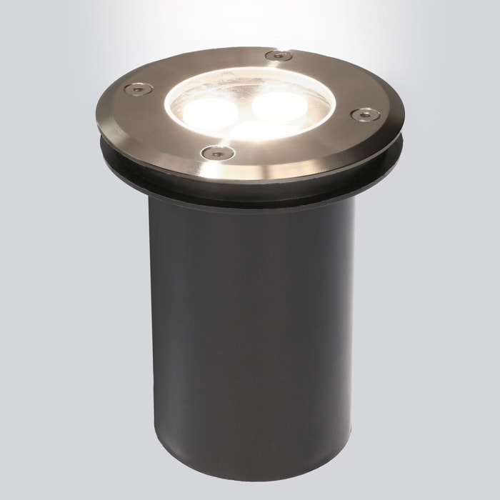Forlight Empotrable De Suelo Ip65/Ip67 Ringo Ø110Mm Led 2,7W 4000K Acero Inoxidable 229L