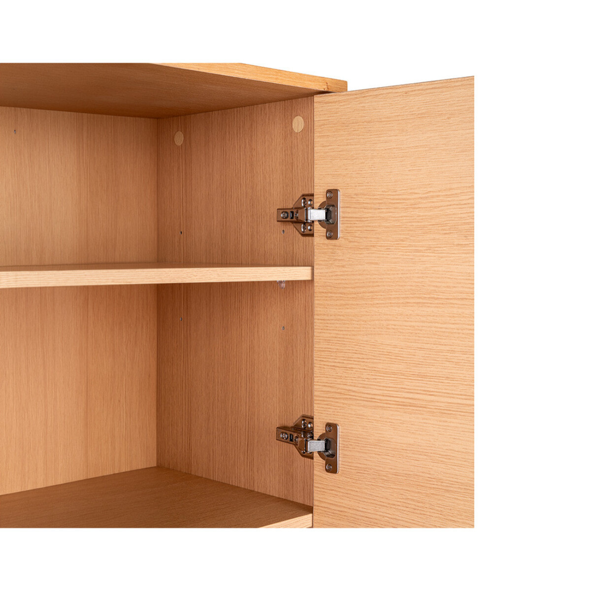 Tolga - buffet haut - chêne - 80x130 cm - Bois
