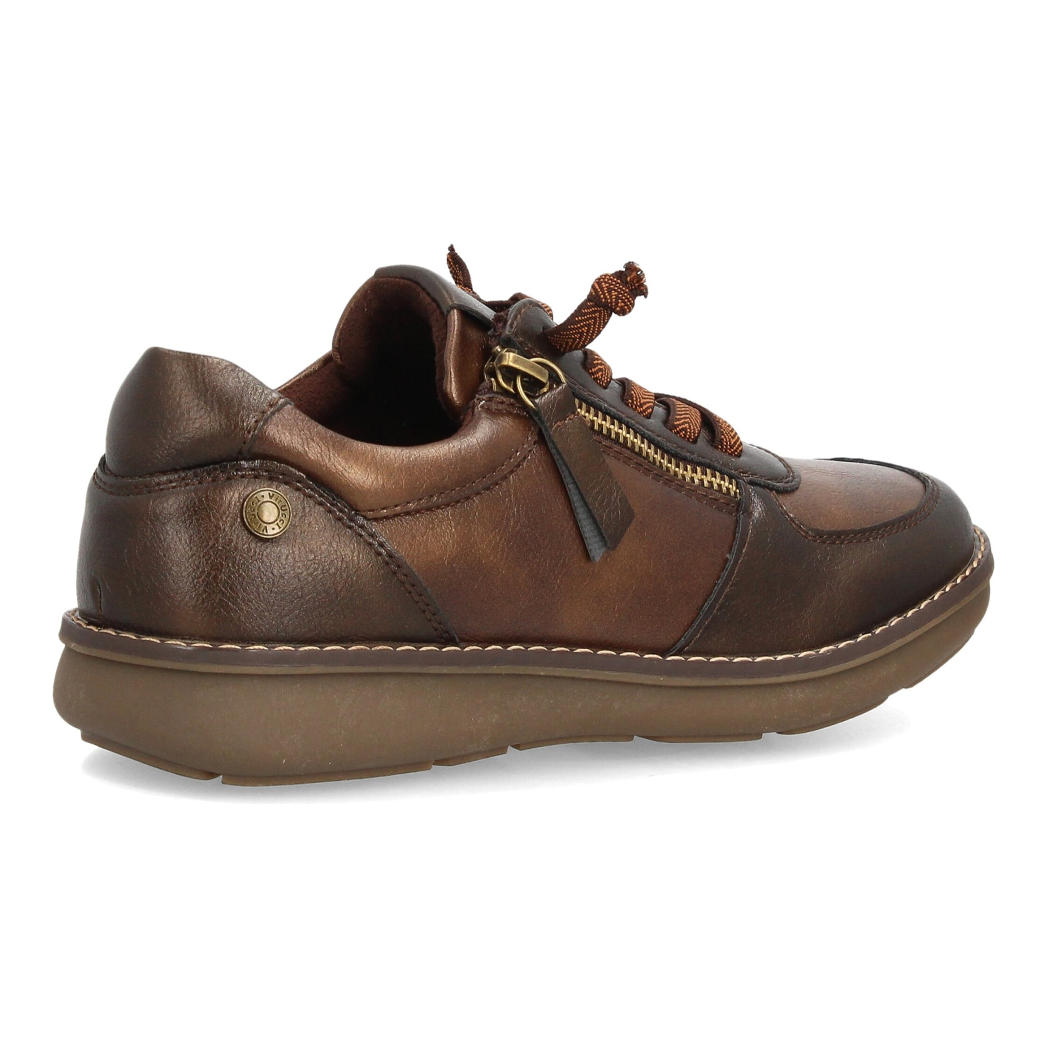 Zapatos casual mujer con cremallera lateral