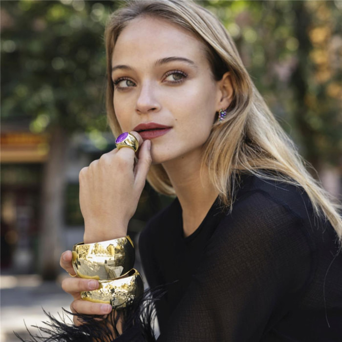 Pulsera Lux by Lux acabado en Oro Amarillo de 18 Kts