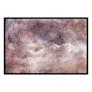 Affiche encadrée abstraction minérale Affiche + cadre en métal - Noir