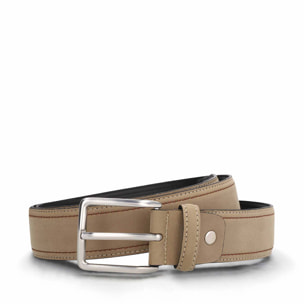 Gavet Beige Cinturón hombre nobuck vegano