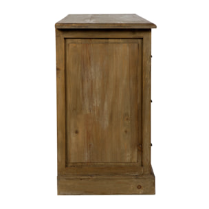 Buffet en bois recyclé 18 tiroirs - Miramas