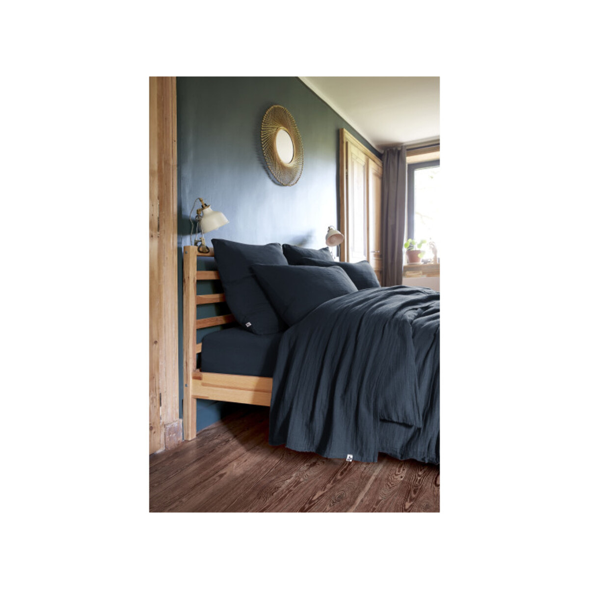 Housse de couette en gaze de coton 140 x 200 cm - GAIA