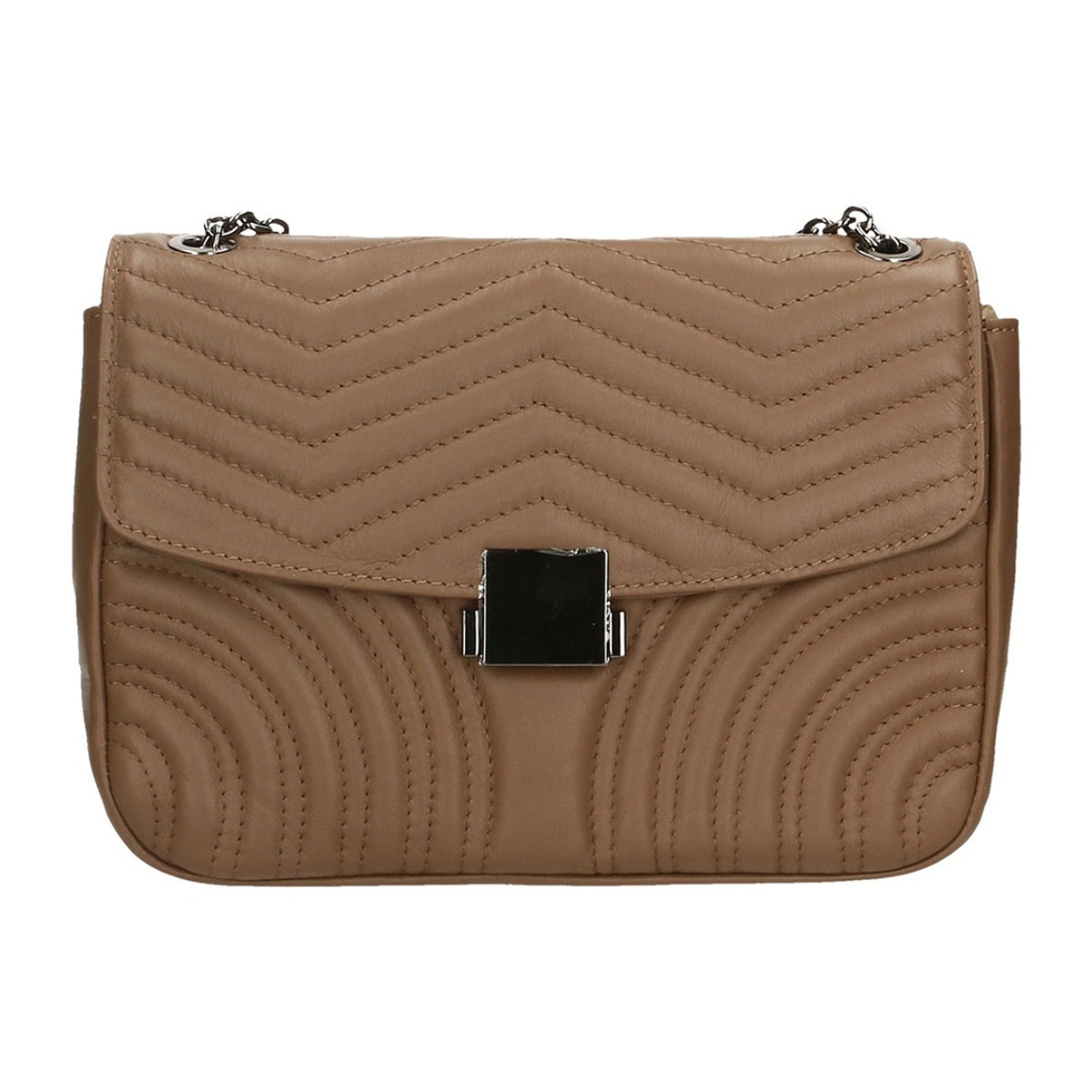Borsa a tracolla donna - Modello Erisma - Vera pelle - 28.0 x 20.0 x 8.0 cm