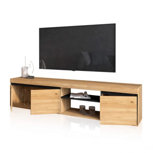 Mueble TV Ebos 160 Roble Nude - Ceniza