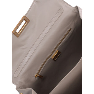 Borsa a mano da donna Made in Italy - Modello Lyria Pro - 100% pelle - 34.0 x 25.0 x 12.0 cm