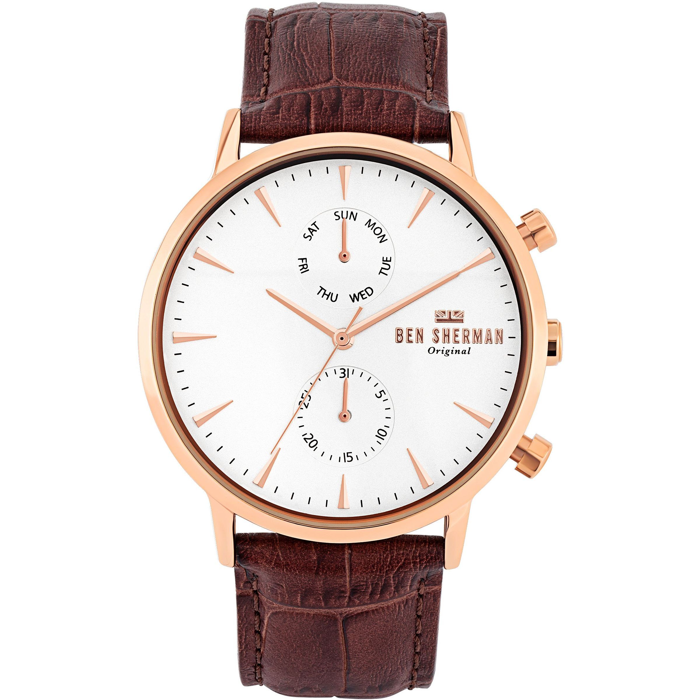 Reloj Ben Sherman WB041TRG Hombre Analogico Cuarzo con Correa de Cuero