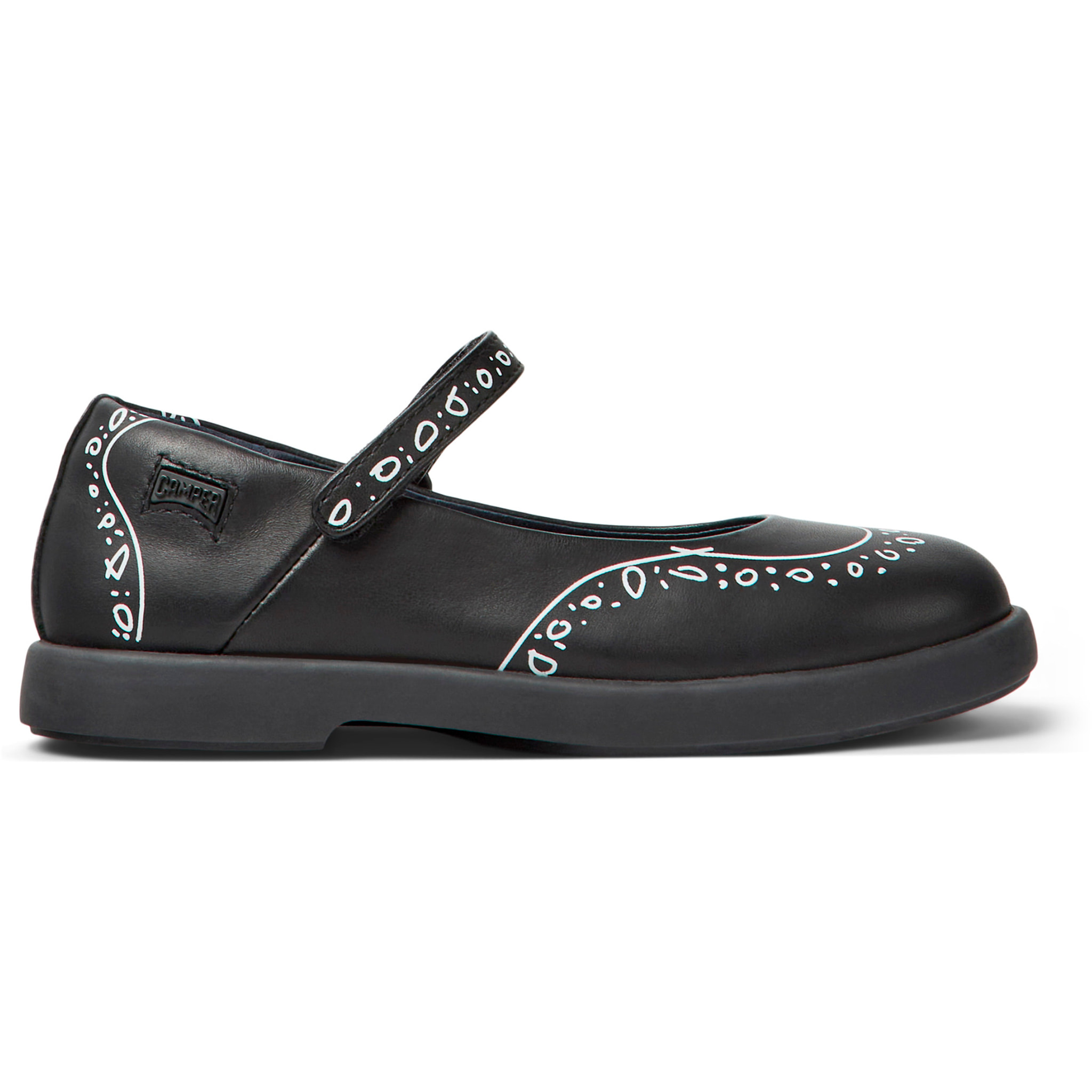 Ballerini - CAMPER Duet Twins - Nero - Pelle liscia