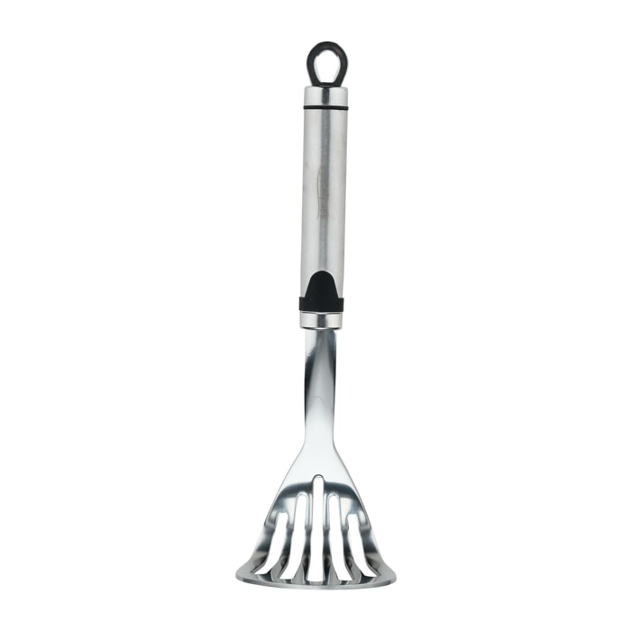 Prensapatatas 26,5x8 cm acero inoxidable, triturador manual resistente expert san ignacio