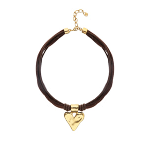 Colgante PÁLPITO DORADO U