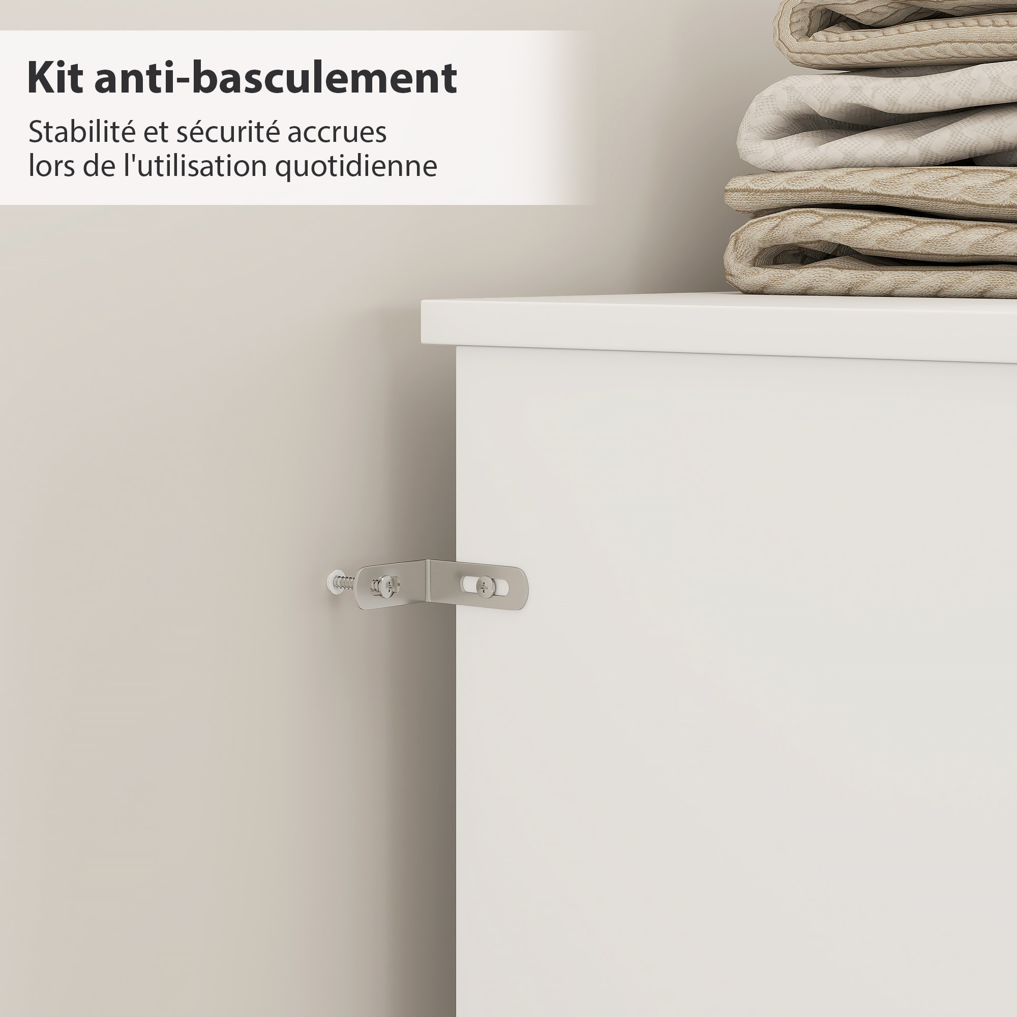 Tête de lit avec rangement - tête de lit bois 140 cm - 4 niches, grande étagère - blanc