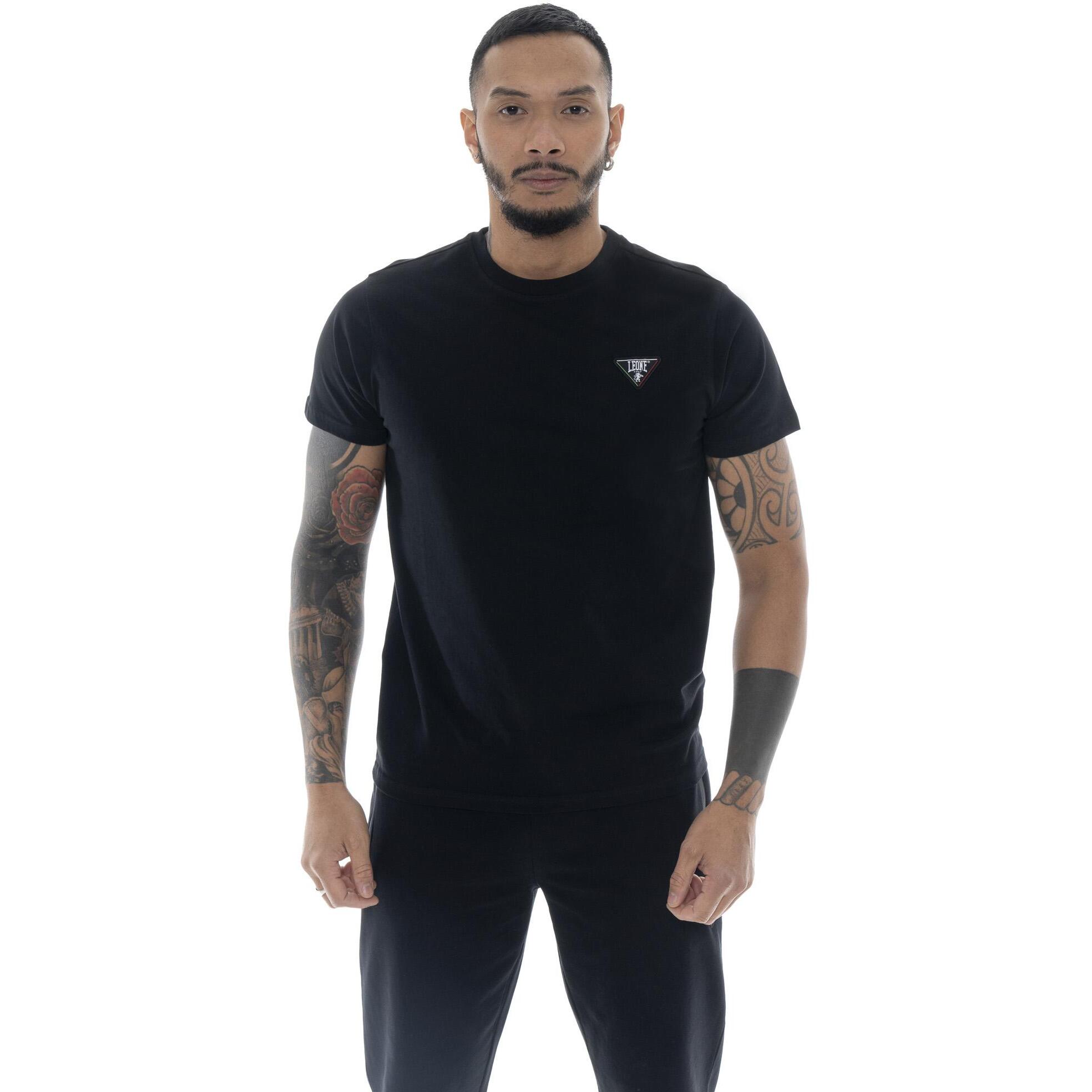 T-shirt a maniche corte da uomo Leone Patch