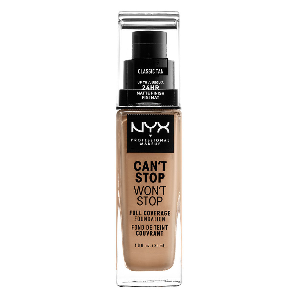 NYX Professional Makeup Fond de teint Liquide Can't Stop Won't Stop Foundation Classic Tan