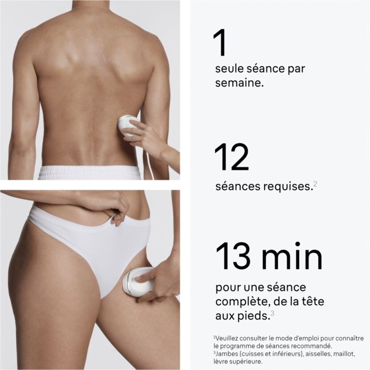 Epilateur lumière pulsée BRAUN IPL PL1114