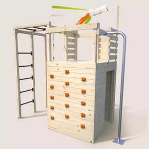 Maisonnette en bois pour enfants et ado - Multi activités