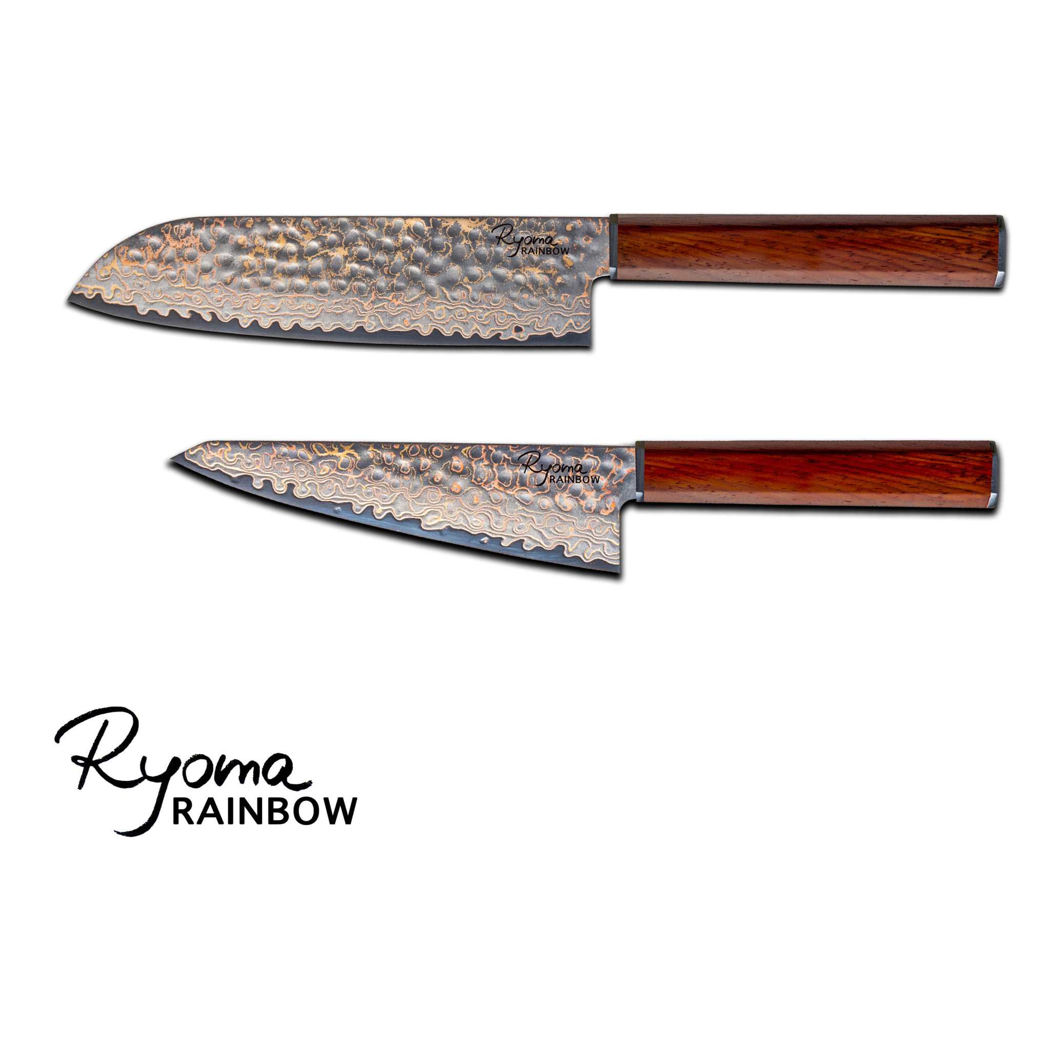 Set 2 couteaux de cuisine Ryoma Rainbow