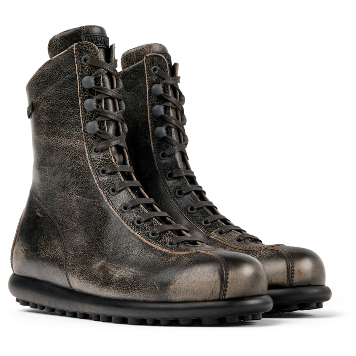 Botines - CAMPER Pelotas Ariel - Gris - Cuero liso