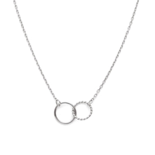 Collar Circles Twist Acero