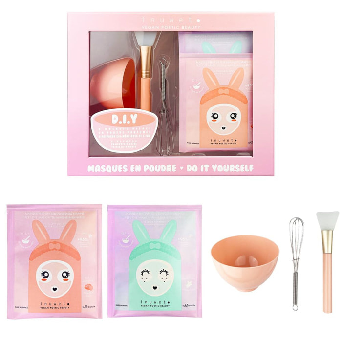 D.I.Y - Coffret Masques en Poudre + Accessoires