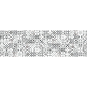 Sticker crédence adhésive - CARRELAGES GRIS - 60x200cm
