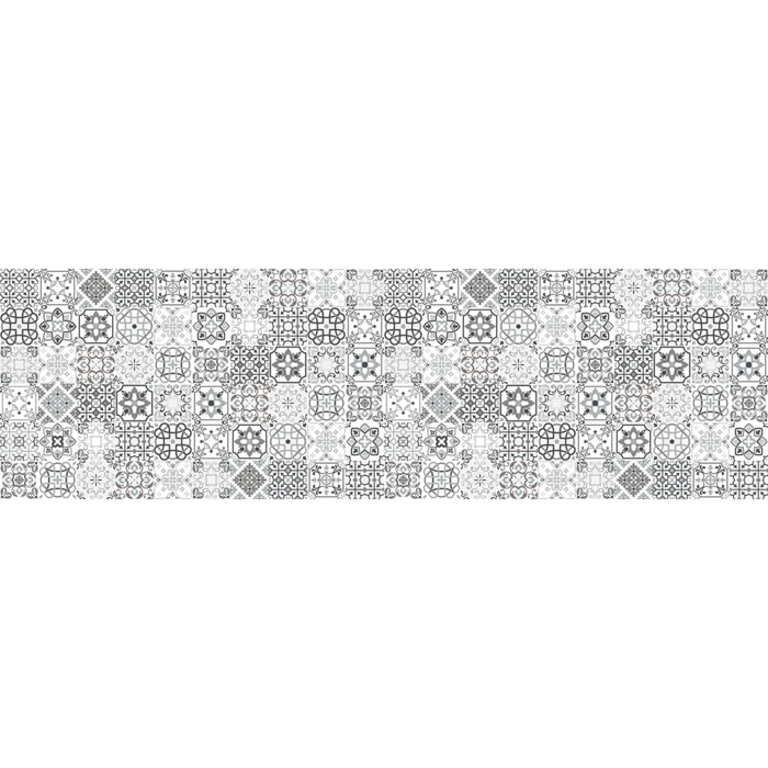 Sticker crédence adhésive - CARRELAGES GRIS - 60x200cm