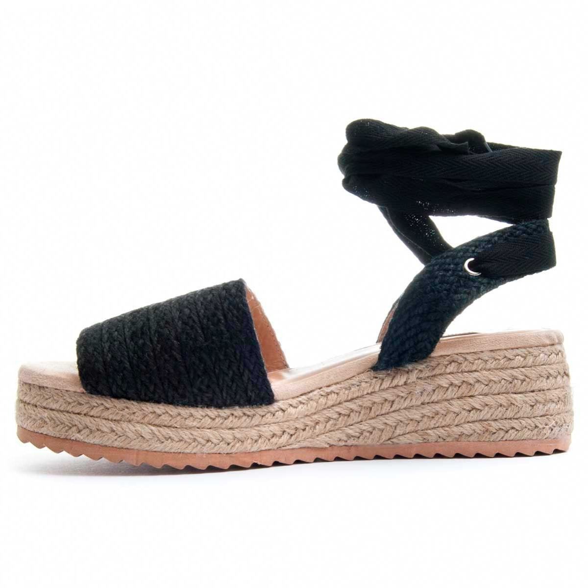 Sandalias de Plataforma - Negro - Altura: 5 cm