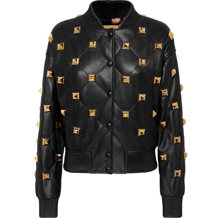 PHILIPP PLEIN Leather Bomber