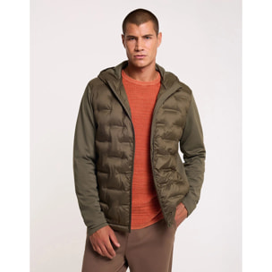 Chaqueta Acolchada con Capucha Caqui - Morris
