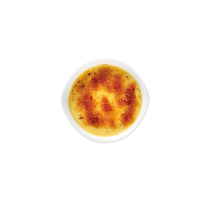 Plat à crème brûlée blanc 14cm Smart Cuisine Carine 250°C - Luminarc - Opale culinaire extra léger et résistant  rond