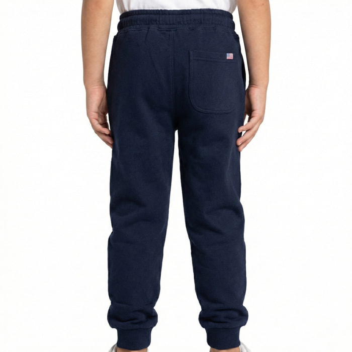 Pantalone felpa con logo stampato inside brushed