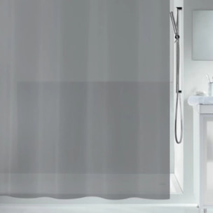 Rideau de douche PEVA BIO 180x200cm Gris Spirella