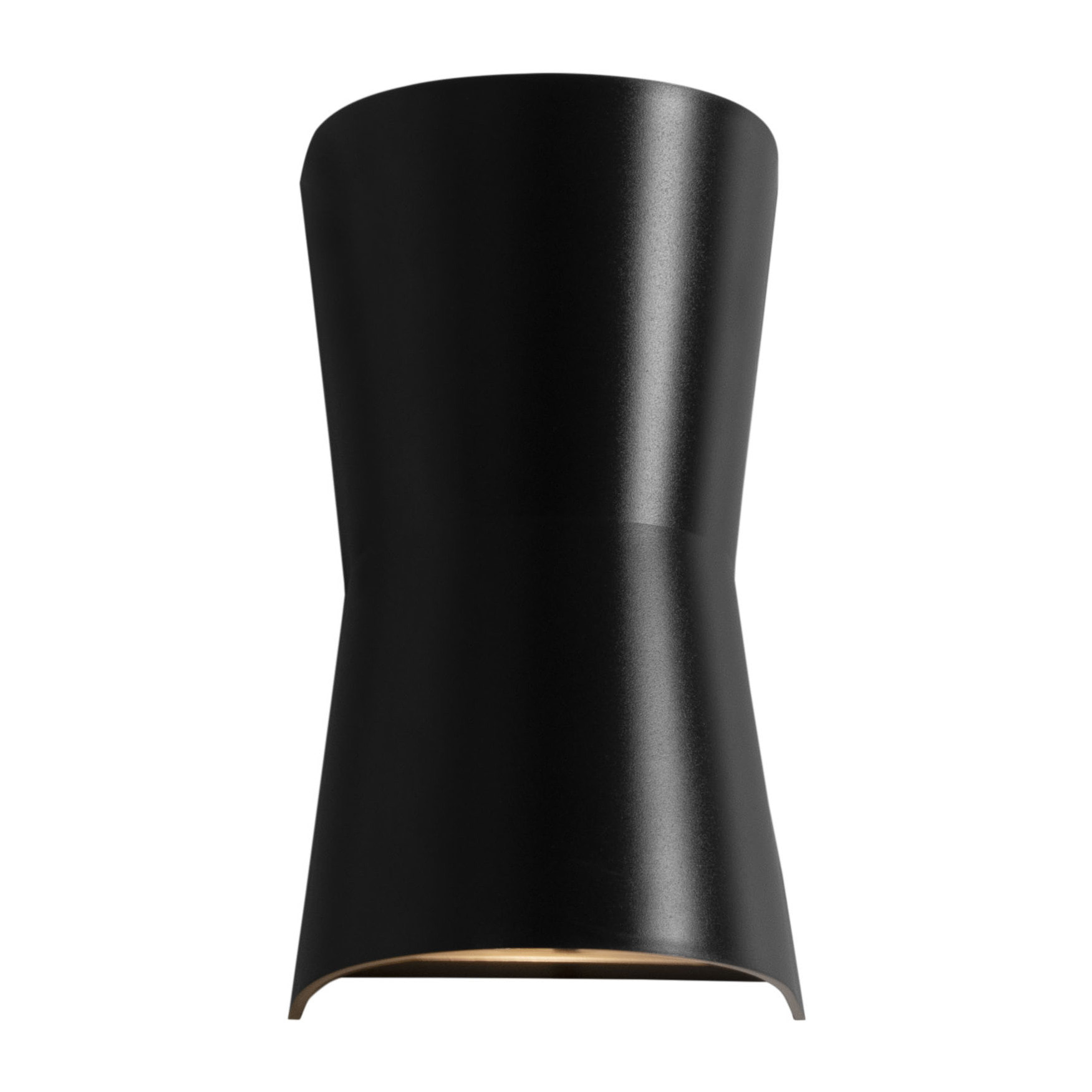 Forlight Aplique ASIMETRIC Negro Matizado - Iluminación Decorativa Moderna, Personalizable con Bombilla Elegida, Material Resistente ABS y Policarbonato, Diseño Funcional para el Hogar
