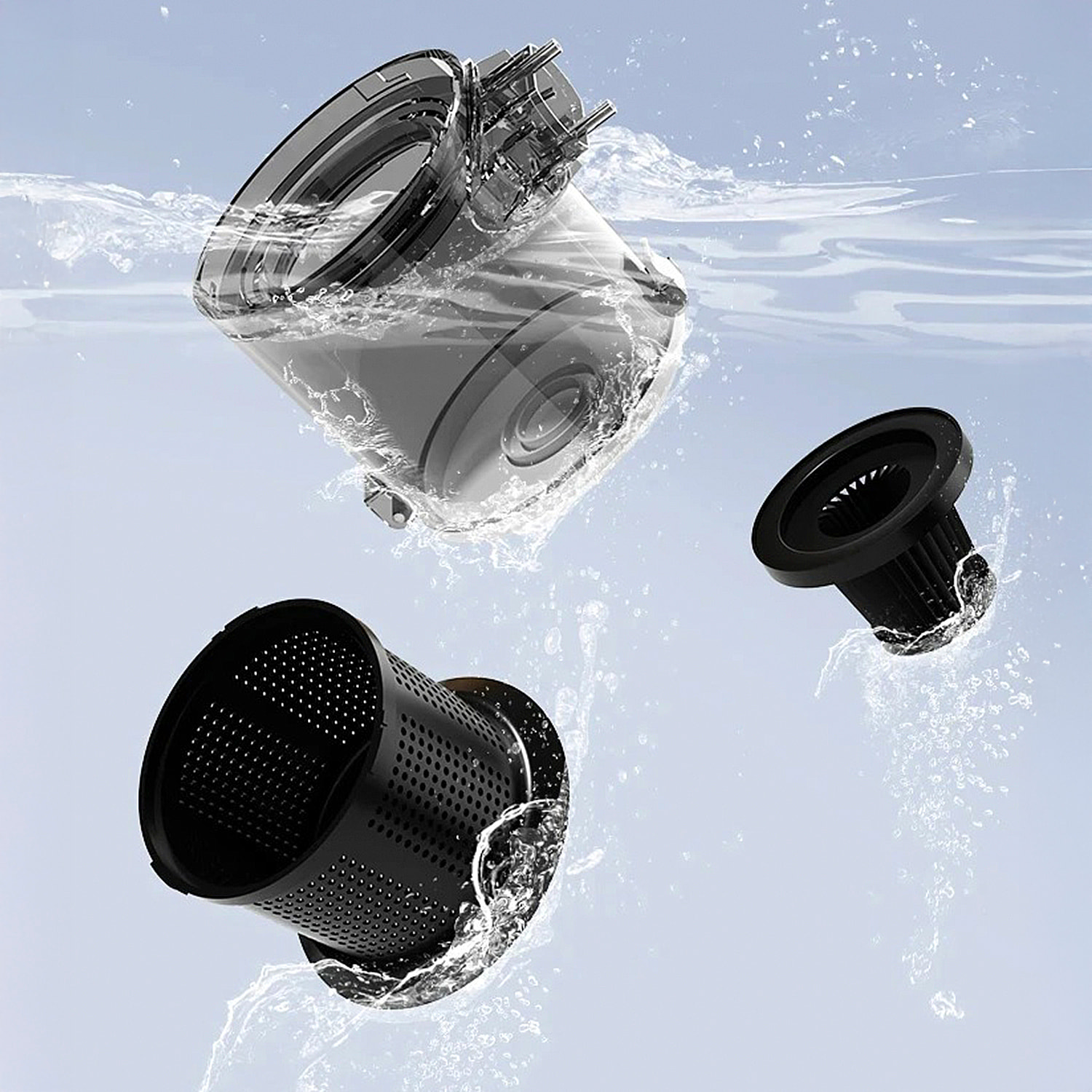 Aspiradora Inalámbrica con función de succión y fregado. 3 niveles de potencia y 4 boquillas.