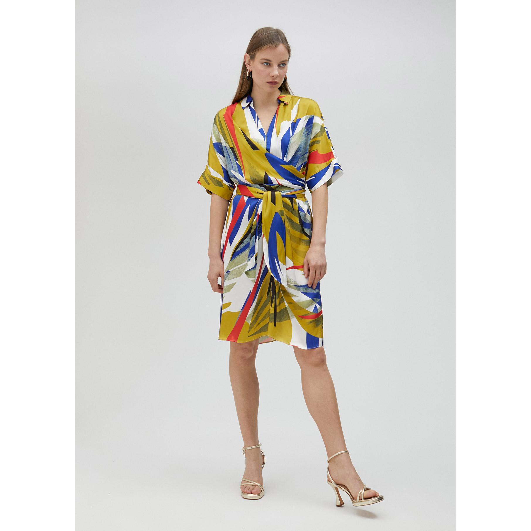 Vestito corto con stampa