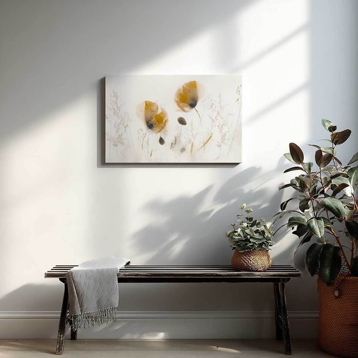 Tableau fleurs Subtilité Toile imprimée
