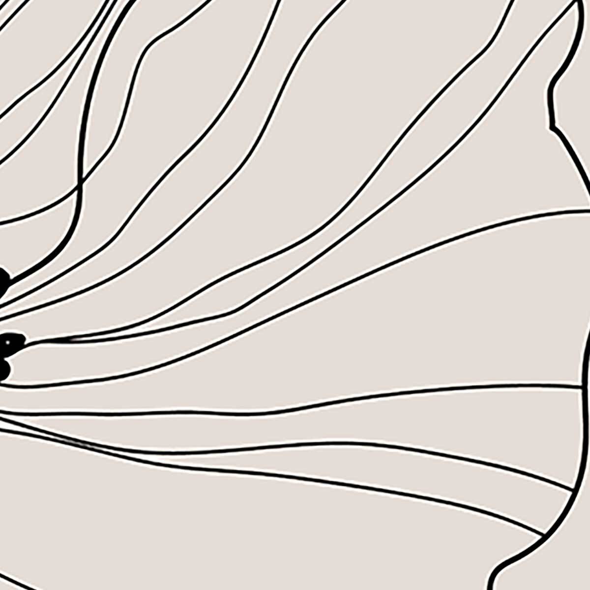 Papier peint panoramique Vestiges botaniques  Intissé