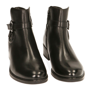 Botines negros de piel