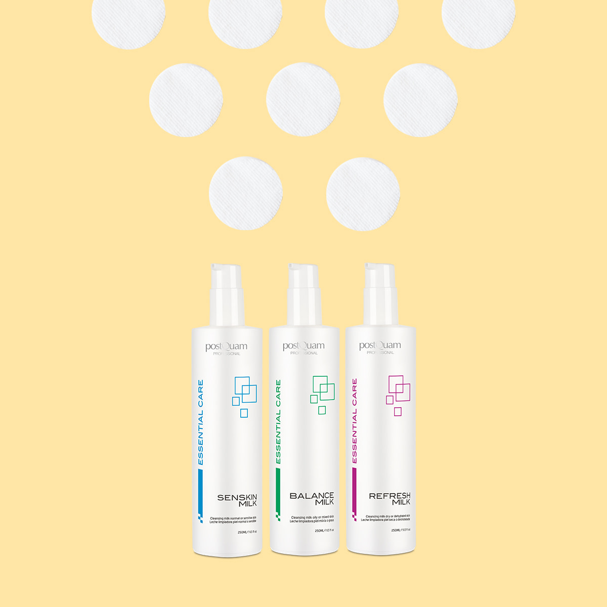 Lait nettoyant peau seche 250 ml.