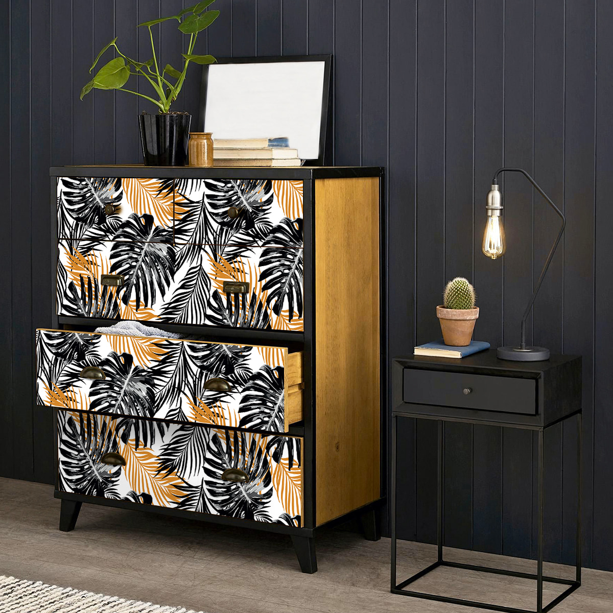 Sticker meuble tropical Hao 40 x 60 cm