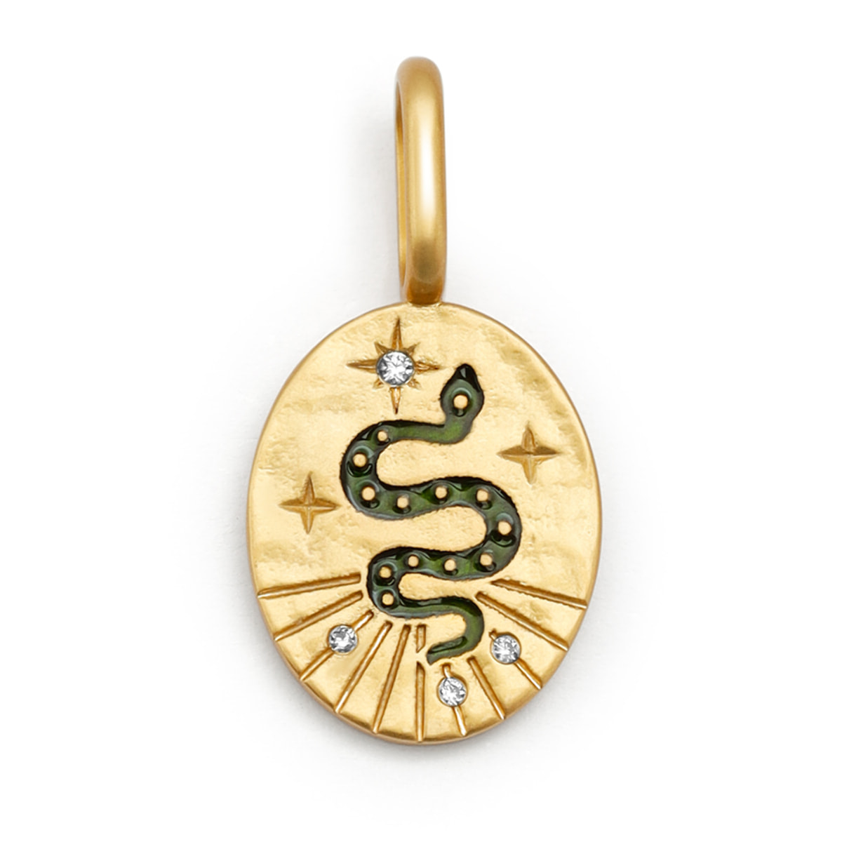 Charm Mystic Serpiente Baño Oro