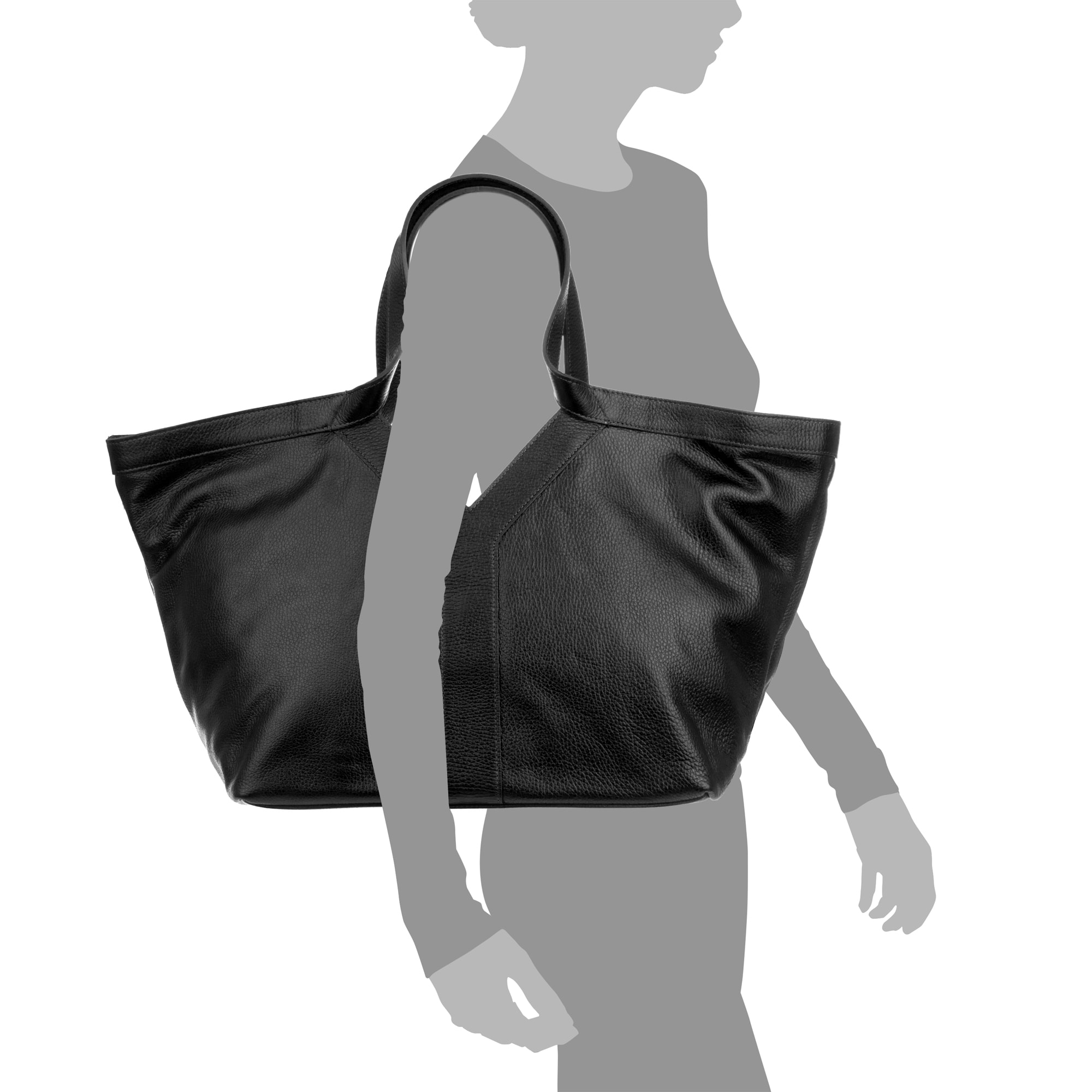 Berlingo Borsa a spalla Donna. Pelle autentica Dollaro.