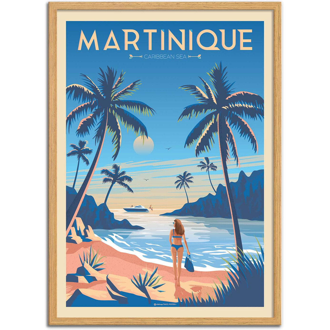 Affiche - Martinique - Olahoop Travel Posters