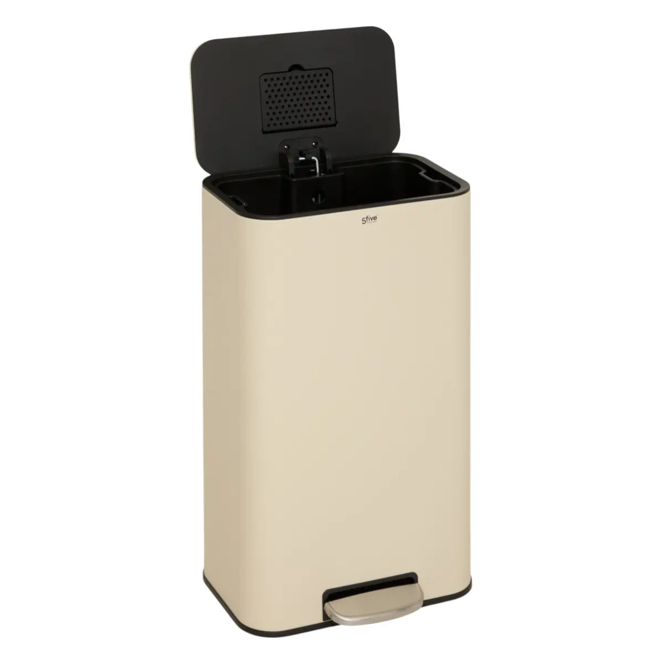 Poubelle rectangulaire à pédale Delta 30L argile