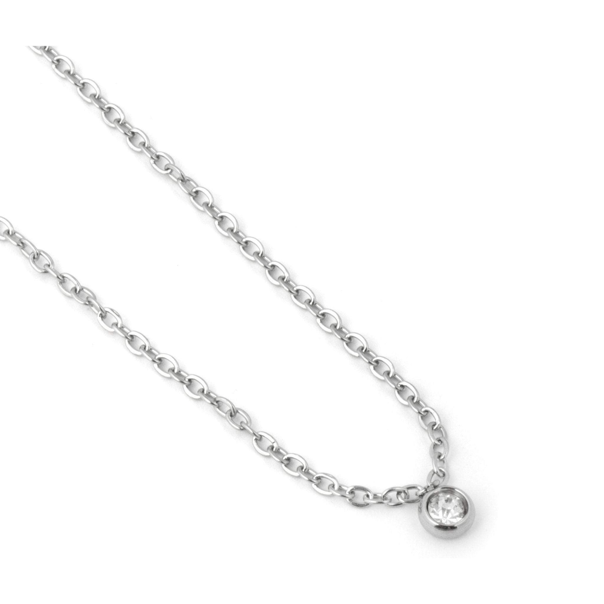 Collar Zelis acabado plata