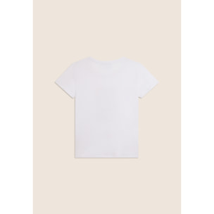 T-shirt con stampa colorata floreale